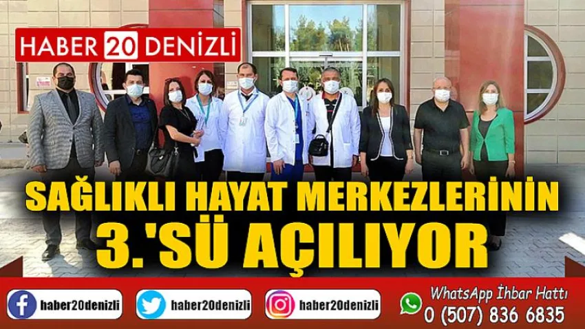 Sağlıklı Hayat Merkezlerinin 3.'sü açılıyor