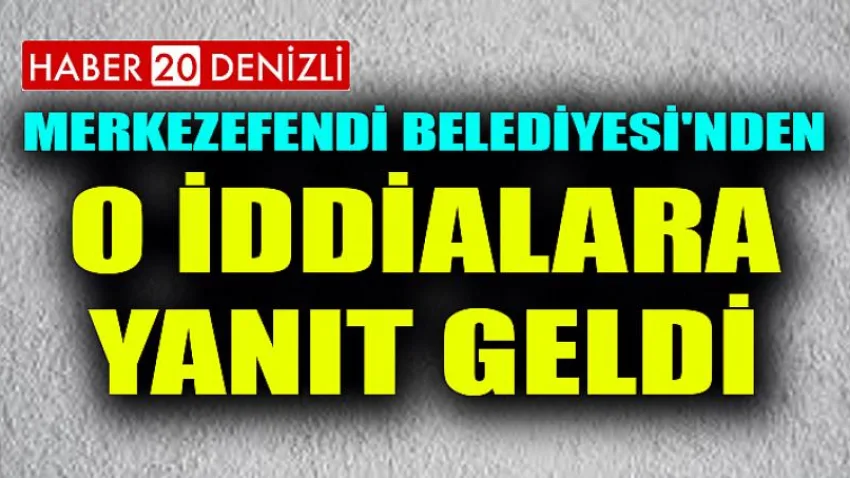 Merkezefendi Belediyesi'nden O İddialara Yanıt Geldi