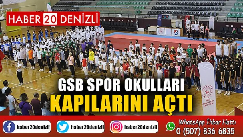 GSB Spor Okulları kapılarını açtı