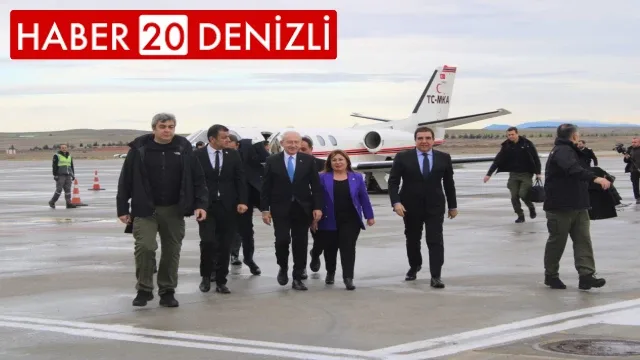 CHP lideri Kılıçdaroğlu'nun Denizli programı başladı