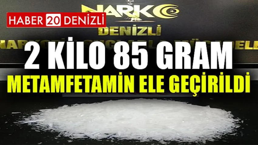 2 Kilo 85 Gram Metamfetamin Ele Geçirildi