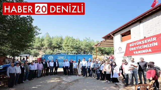 Denizli Büyükşehir Belediyesi’nin üretici desteği sürüyor