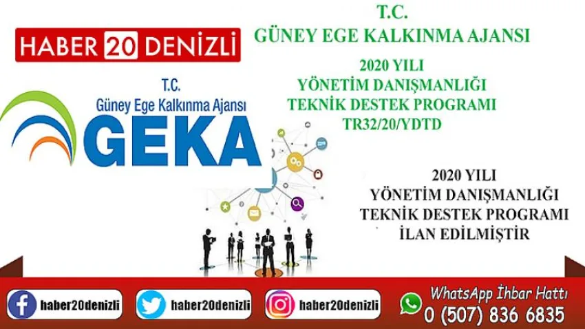 Geka, Özel Sektöre Yönelik Yönetim Danışmanlığı Teknik Destek Programını İlan Etti