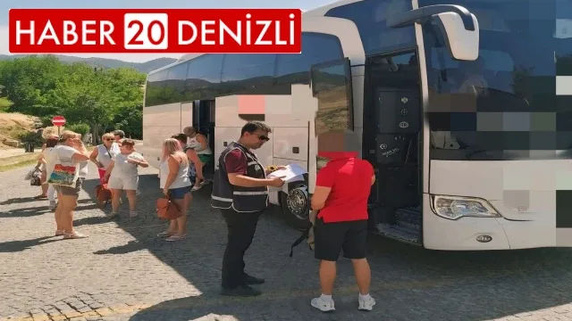 Denizli’de sahte rehber ve acentelere geçit verilmiyor