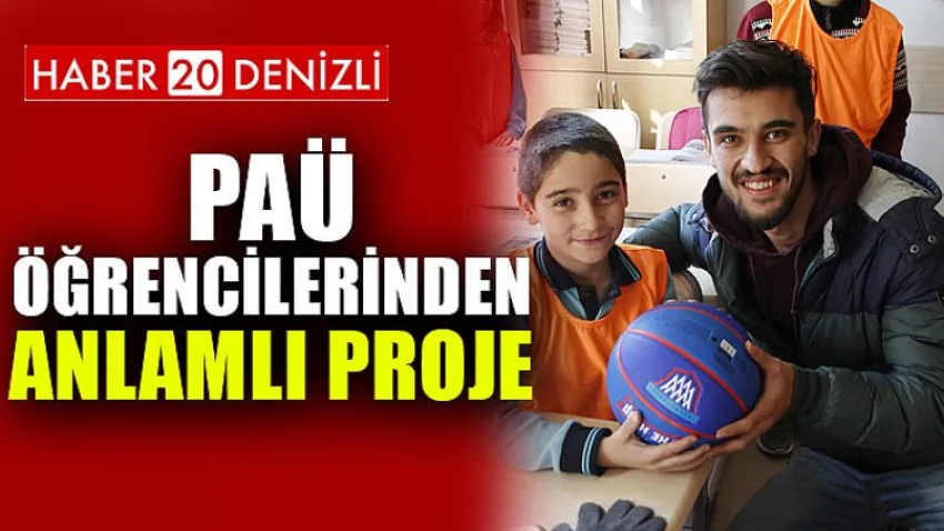 PAÜ Öğrencilerinden Anlamlı Proje