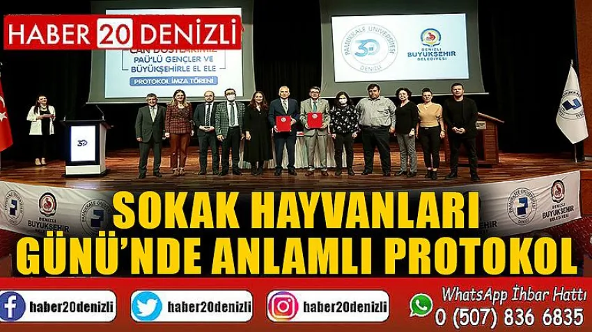Sokak Hayvanları Günü’nde anlamlı protokol