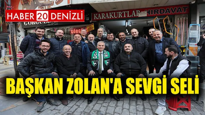 Başkan Osman Zolan'a Sevgi Seli