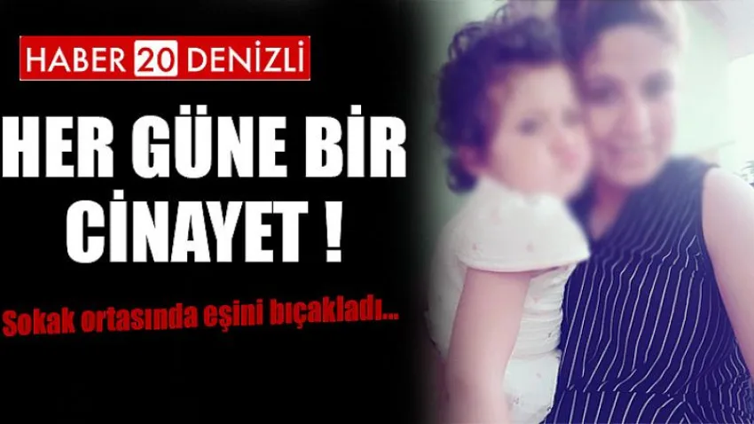 Sokak Ortasında Eşini Bıçakladı