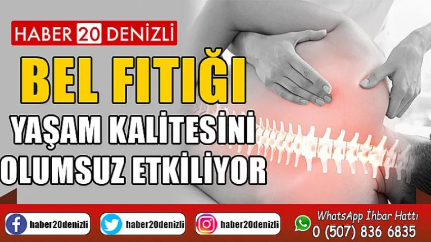 Bel fıtığı yaşam kalitesini olumsuz etkiliyor