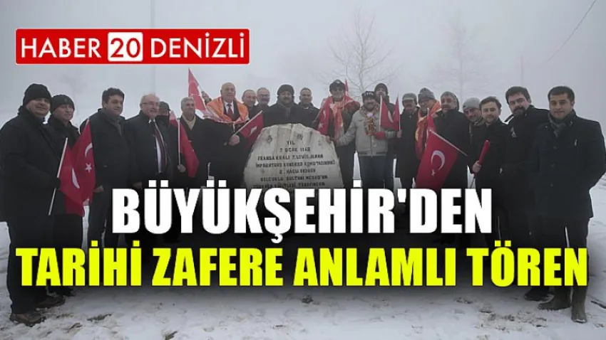 Büyükşehir'den tarihi zafere anlamlı tören