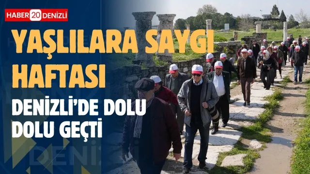 ​Denizli Büyükşehir’in Yaşlılara Saygı Haftası dolu dolu geçti