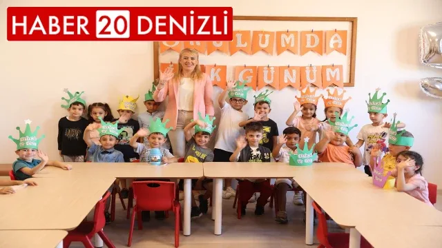Gündüz bakımevinde ilk ders zili çaldı