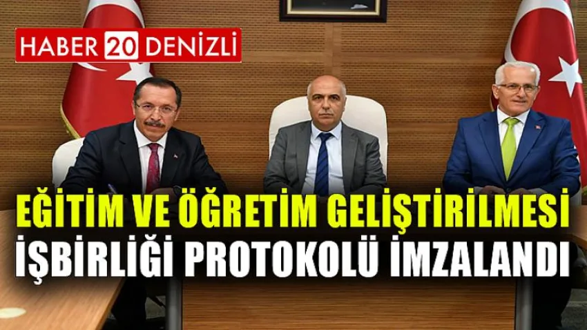 Eğitim ve Öğretim Geliştirilmesi İşbirliği Protokolü İmzalandı