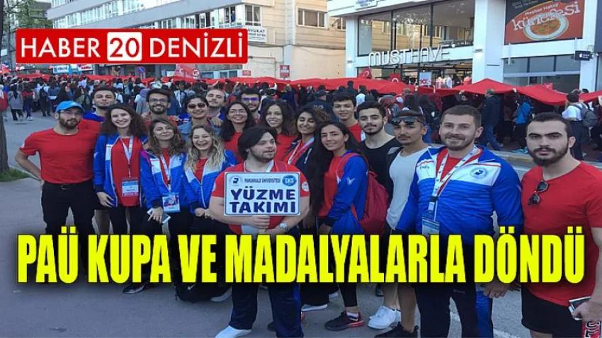 PAÜ Kupa ve Madalyalarla Döndü
