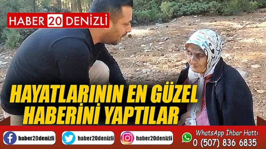 Hayatlarının en güzel haberini yaptılar