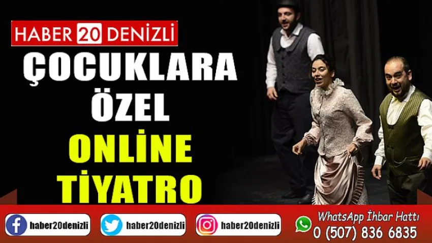 Çocuklara özel online tiyatro