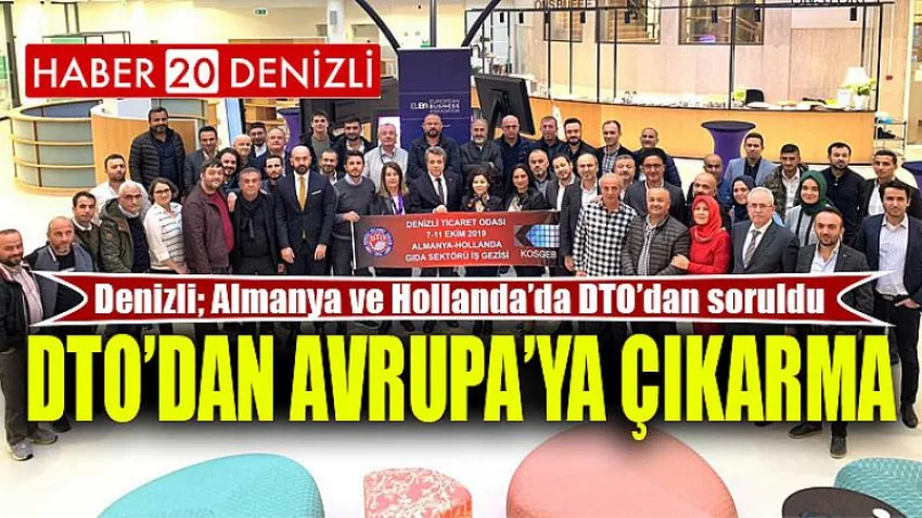 DTO’dan Avrupa’ya Çıkarma