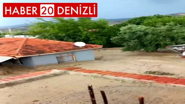 Pamukkale'de sağanak sonrası sel: Ev ve araçlar sular altında kaldı, hayvanlar telef oldu