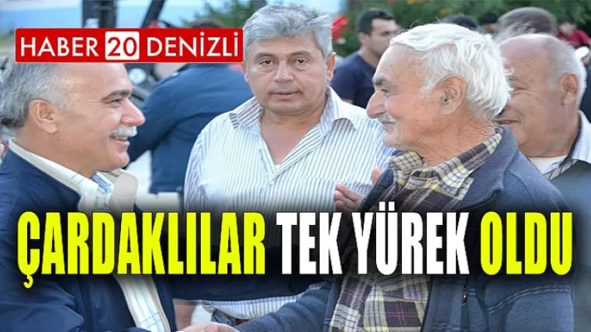 Çardaklılar Tek Yürek Oldu