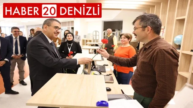 Rektör Kutluhan, Prof. Dr. Fuat Sezgin Kütüphanesini ziyaret etti