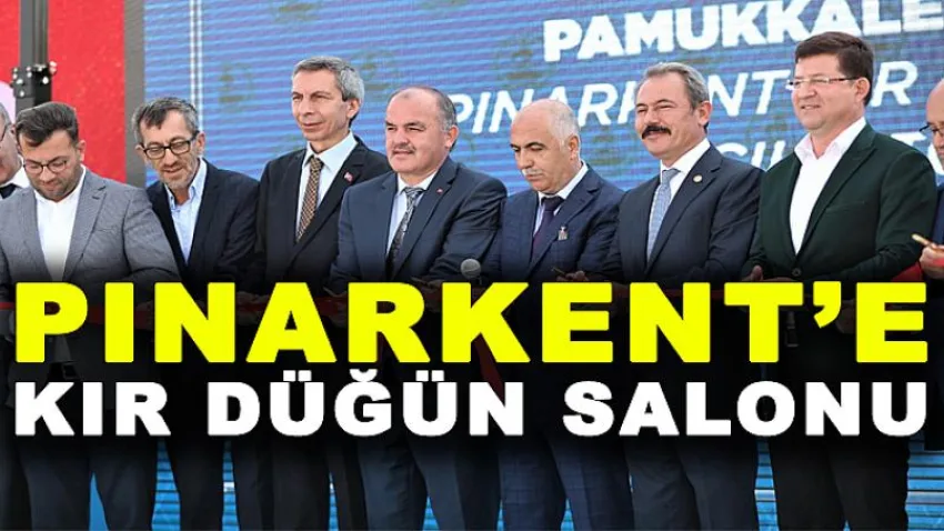Pınarkent’e Kır Düğün Salonu