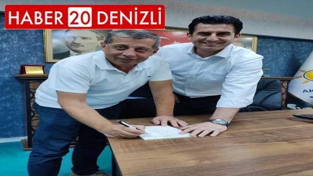 Denizli’de 38 Yıllık CHP Delegesi Partisinden İstifa Edip Ak Partiye Geçti!