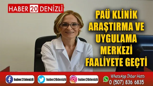 PAÜ Klinik Araştırma ve Uygulama Merkezi faaliyete geçti