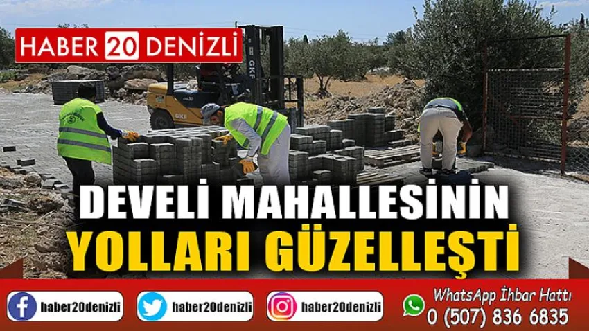 Develi Mahallesinin Yolları Güzelleşti
