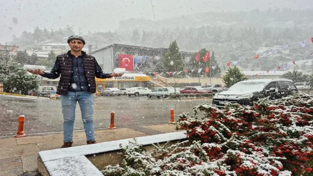 Denizli’de bahar ve kış aynı günde yaşandı