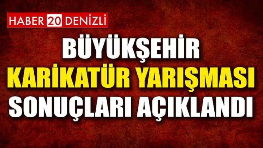 Büyükşehir Karikatür Yarışması Sonuçları Açıklandı
