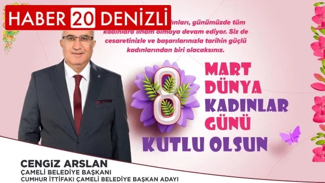 Başkan Arslan; “Kadınlarımız ailenin ve toplumun merkezindedir”