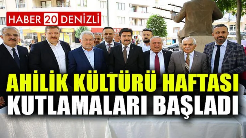 Ahilik Kültürü Haftası kutlamaları başladı