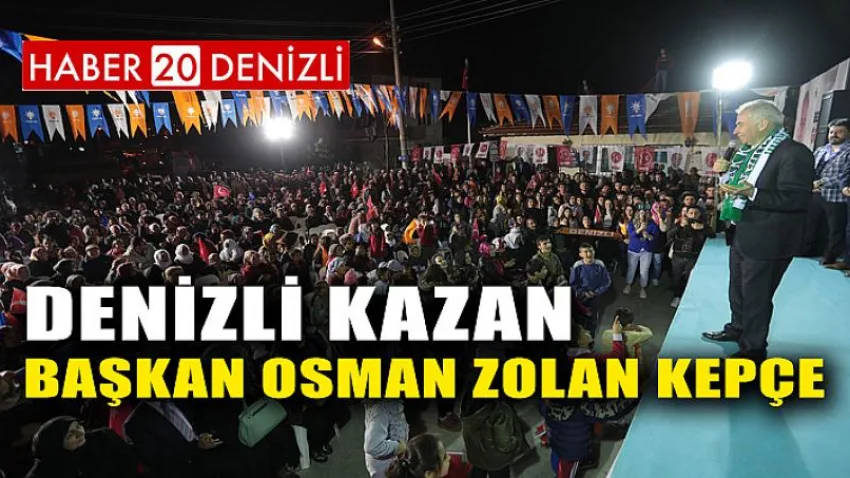 Denizli kazan, Başkan Osman Zolan kepçe