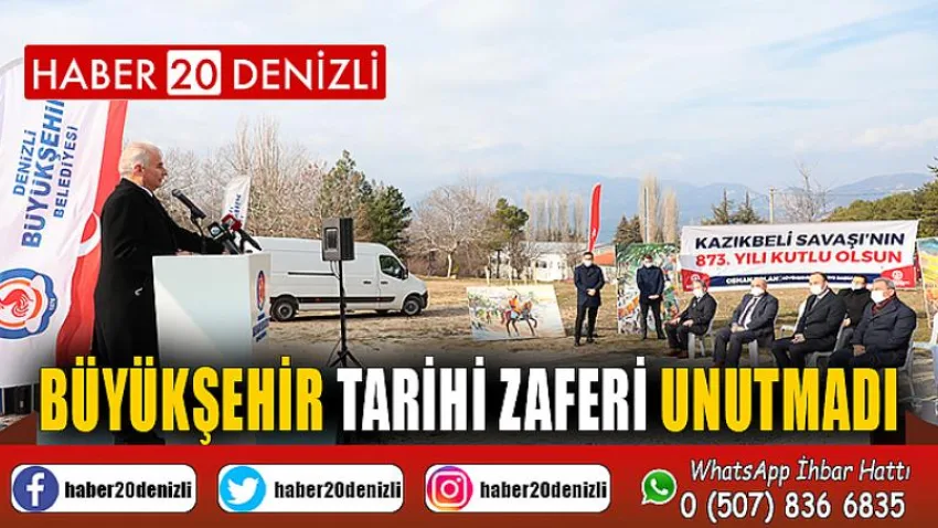 Büyükşehir tarihi zaferi unutmadı