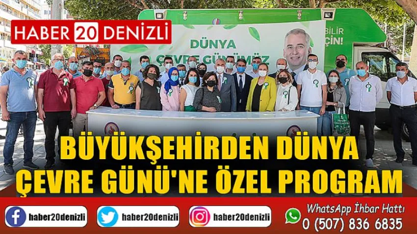 Büyükşehirden Dünya Çevre Günü'ne özel program