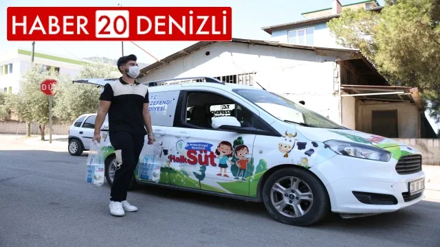 Merkezefendi sütü, 4 yıldır ücretsiz çocuklara ulaştırılıyor