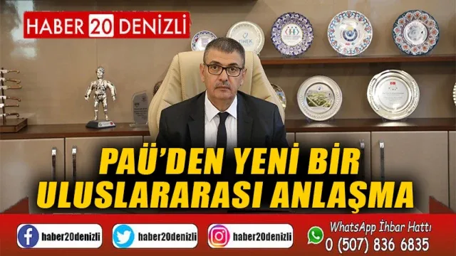 PAÜ’den yeni bir uluslararası anlaşma