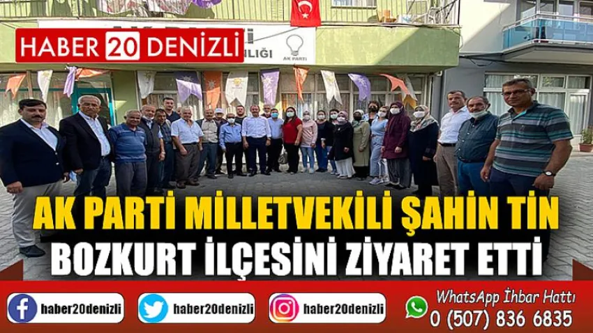 AK Parti Milletvekili Şahin Tin, Bozkurt İlçesini ziyaret etti
