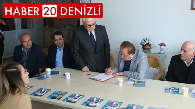 Pamukkale Adayı Pekdemir, hizmet sözü için belge imzaladı
