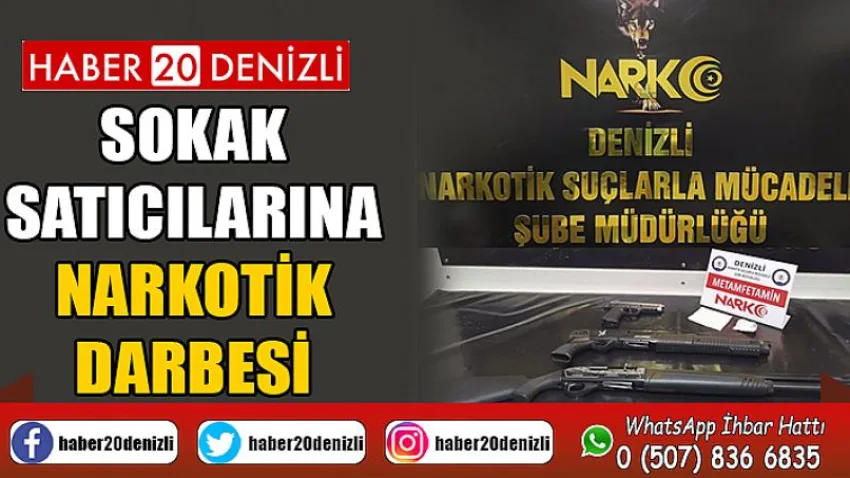 Sokak satıcılarına narkotik darbesi