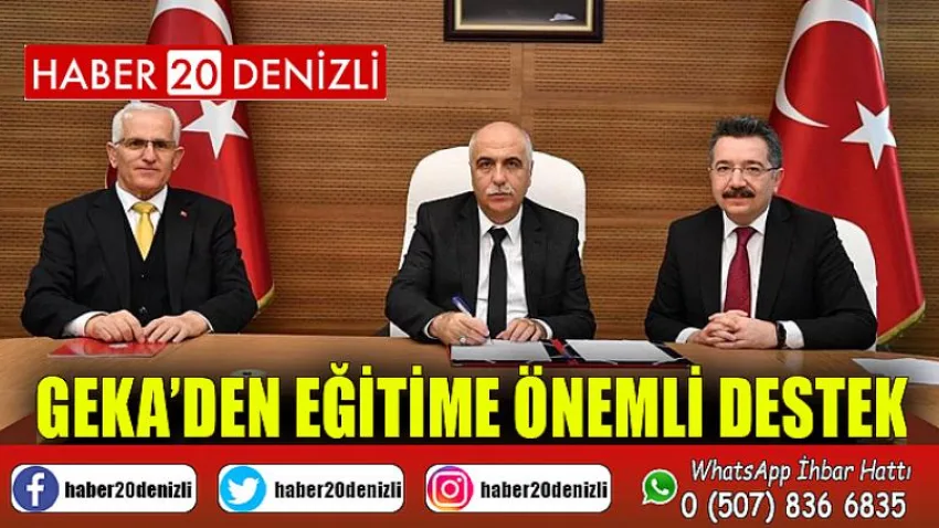 GEKA’den eğitime önemli destek