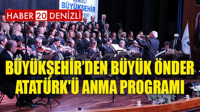 Büyükşehir’den Büyük Önder Atatürk'ü Anma Programı