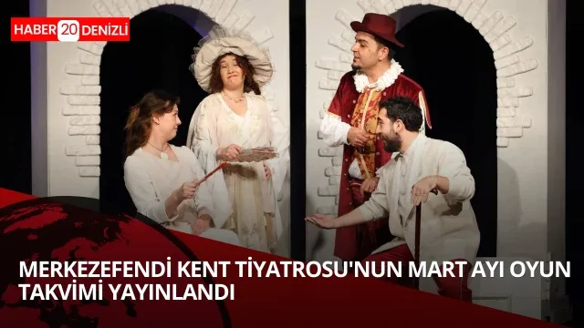 Merkezefendi Belediyesi Kent Tiyatrosu, 4-11-12-26-27-28 Mart tarihlerinde