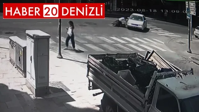 Manevra yapan otomobile çarpan motosikletli ağır yaralandı