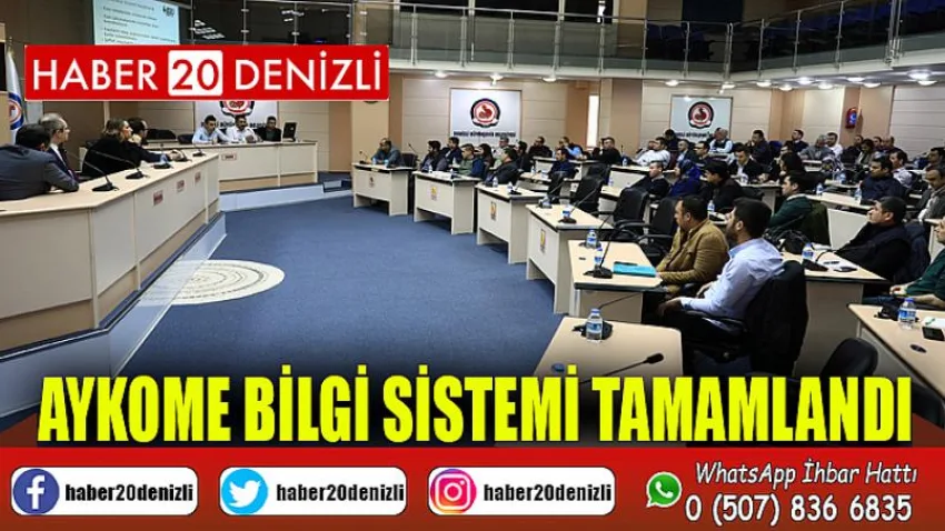 AYKOME Bilgi Sistemi tamamlandı