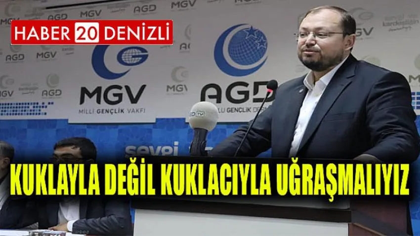 Kuklayla değil kuklacıyla uğraşmalıyız