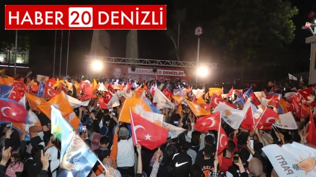 Denizli’de Cumhur İttifakı seçim zaferini kutladı