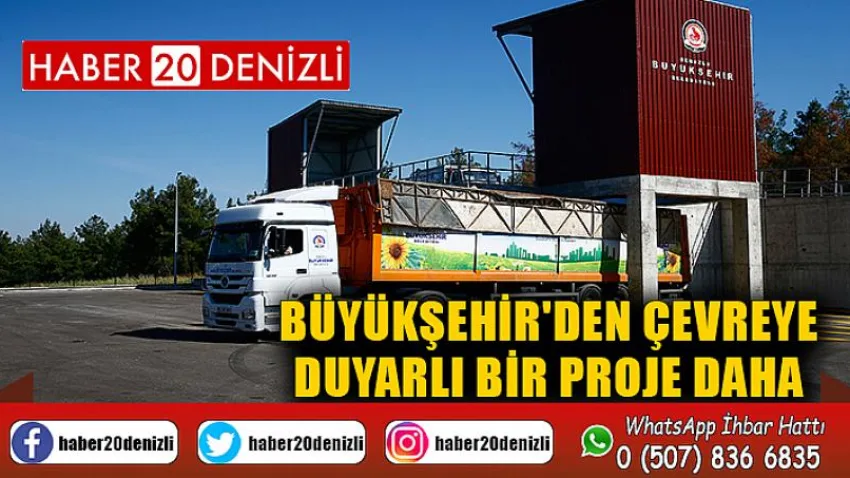 Büyükşehir'den çevreye duyarlı bir proje daha