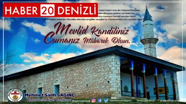 Başkan Sağınç’dan Mevlid Kandili Mesajı