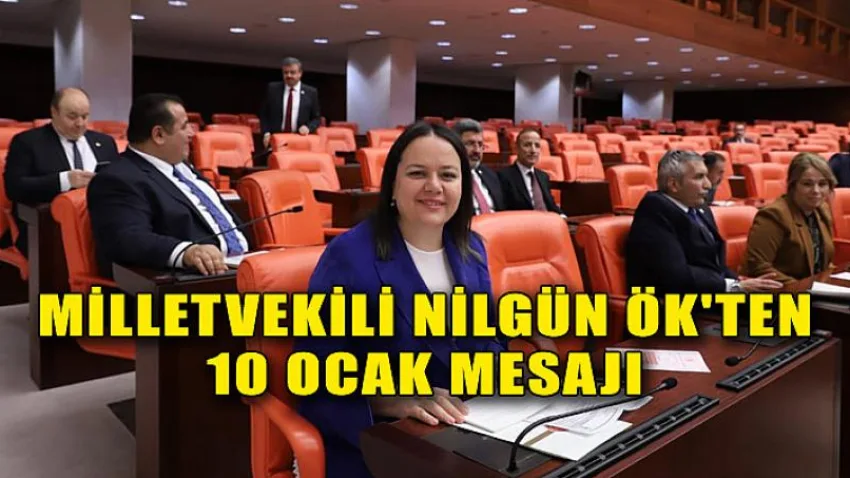 Milletvekili Nilgün Ök'ten 10 Ocak Mesajı
